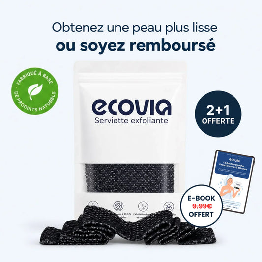 Serviette de douche exfoliante Ecovia