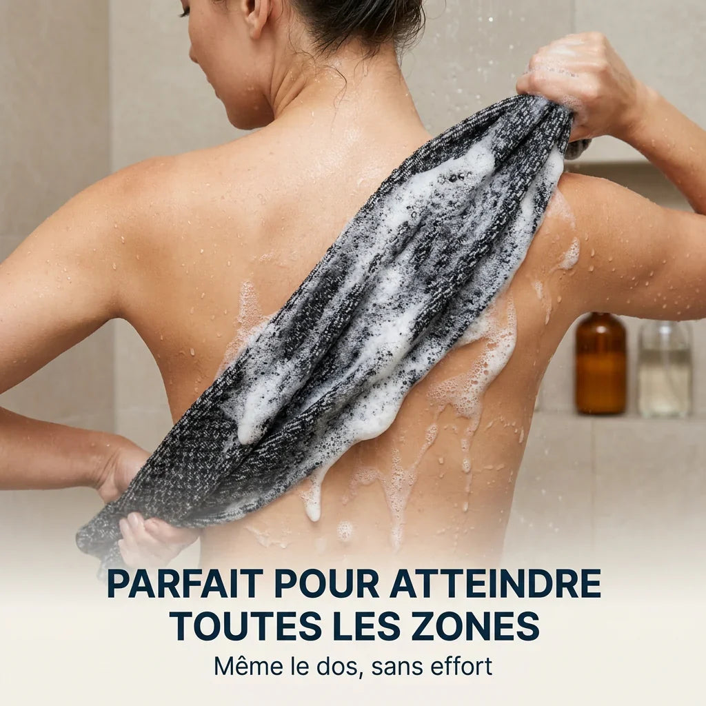 Serviette de douche exfoliante Ecovia